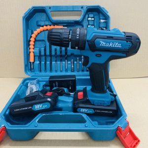 AKU bušilica MAKITA 28V - Kofer + 2 baterije + punjač